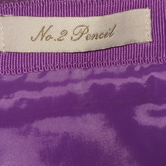 J Crew manor purple wool skirt NWOT - Picture 5 of 6